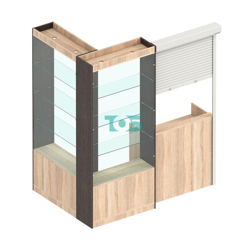 Угловой павильон №1-3П (2,16 кв.м)