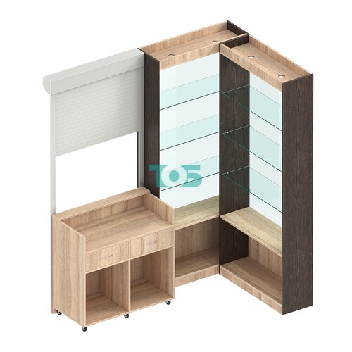 Угловой павильон №1-3П (2,16 кв.м)