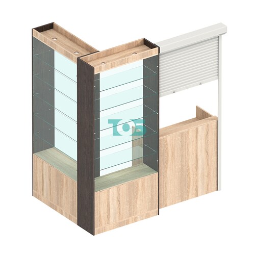 Угловой павильон №1-5П (2,16 кв.м)