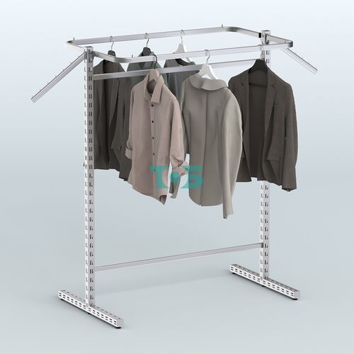 Система ЭЛЕГАНТ островная без задней стенки с двумя П-образными поручнями №1