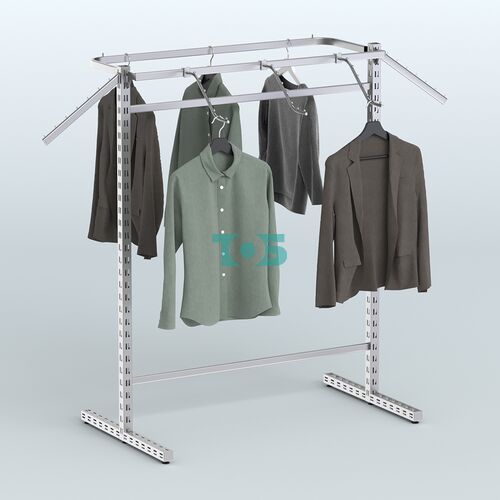 Система ЭЛЕГАНТ островная без задней стенки с одним П-образным поручнем №4