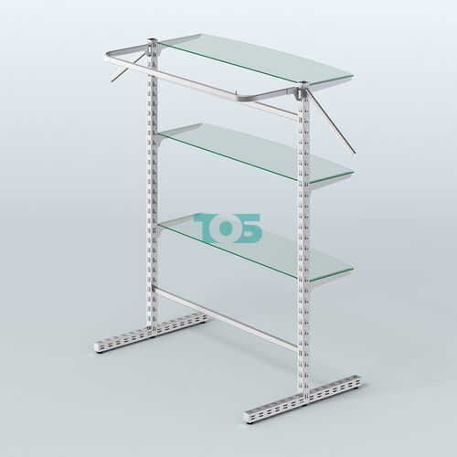 Система ЭЛЕГАНТ островная без задней стенки с закруглёнными полками №13б