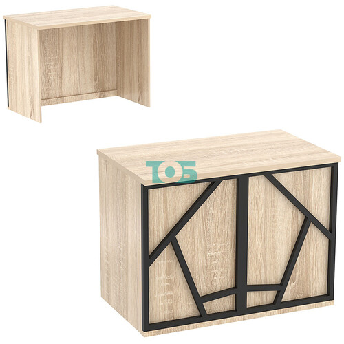 Ресепшен - стол серии ЛОФТ - АЛЬФА №1 (декор №3)