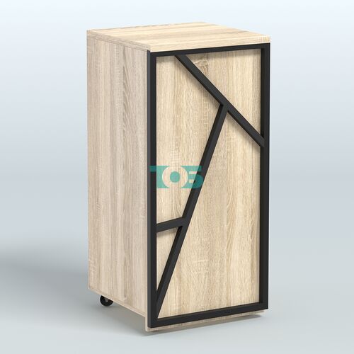 Торговый прилавок под кассу выкатной серии ЛОФТ - АЛЬФА №2