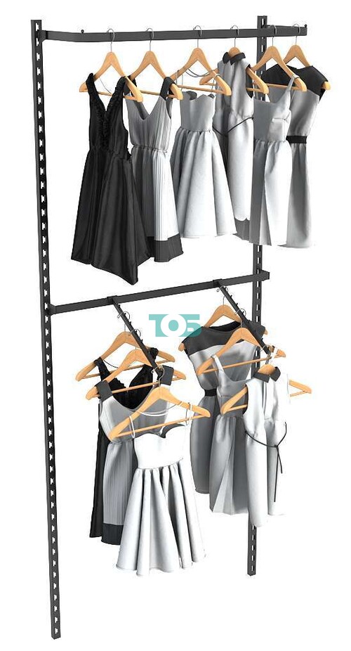 Настенная система с комбо - поручнями для одежды ЛОФТ №3 (900мм)