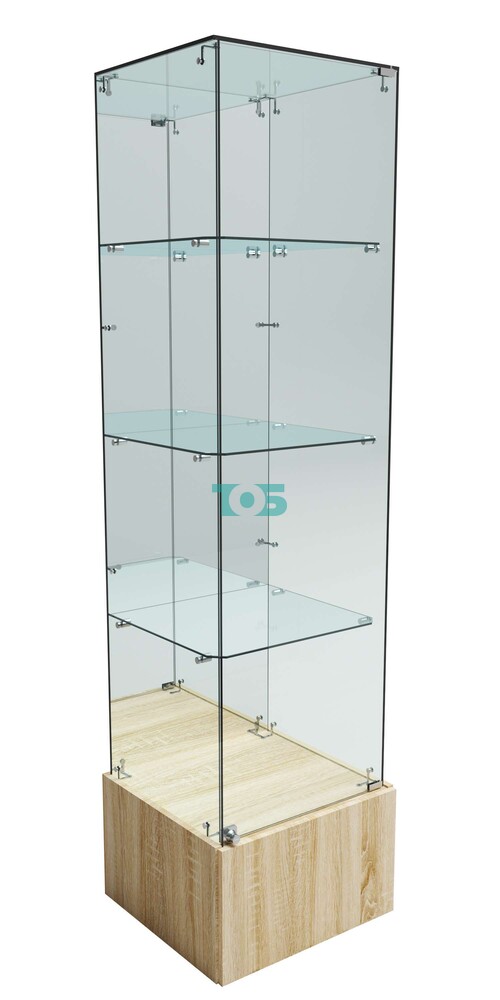 Витрина ИСТРА №12 стаканчик (задняя стенка - зеркало)