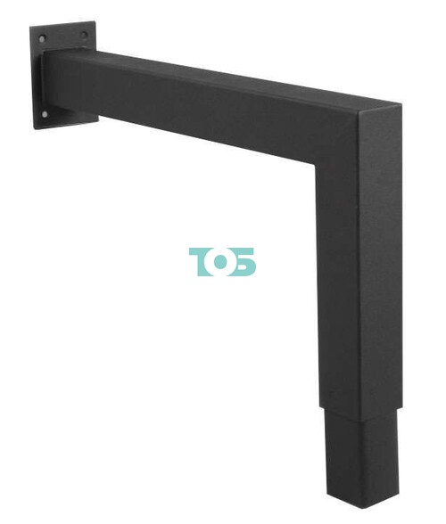 Верхний крепеж к стене для стойки 40*40, высота 260мм, глубина 35мм,черный муар