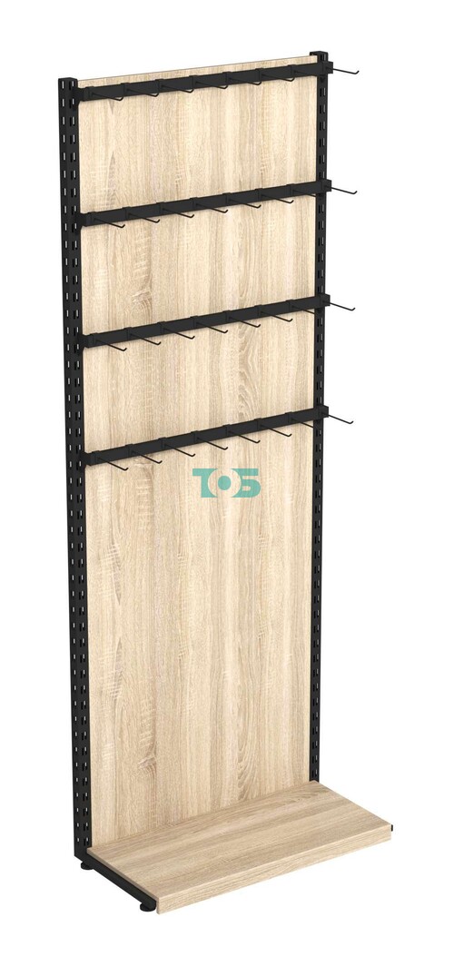 Пристенная система с 4-мя пристенными поручнями под крючки ЛОФТ №2-1-ЗС 900мм