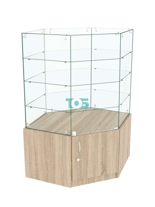 Витрина Истра в центр зала №307 (угловая, закрытая)