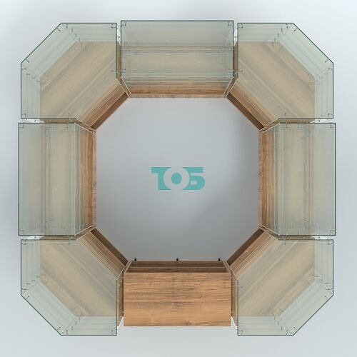 Павильон ИСТРА в центр зала №5 (открытый) (6, 05 кв.м)