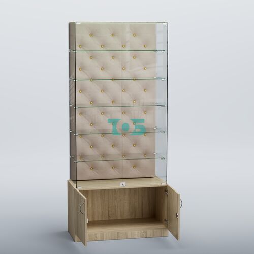 Высокая стеклянная витрина КАПИТОНЕ №33