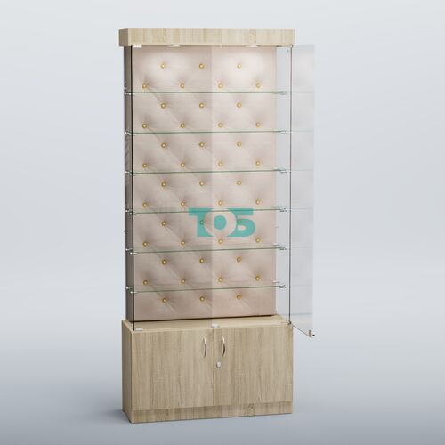 Высокая стеклянная витрина КАПИТОНЕ №31