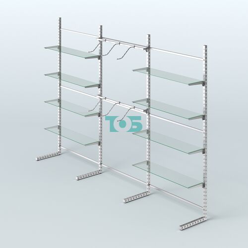 Системы ЭЛЕГАНТ пристенные без ДСП с L-образными стойками №10 (3600мм)