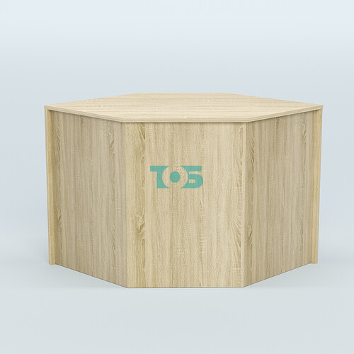 Стол-ресепшен серии ПРАЙМ №3 угловой