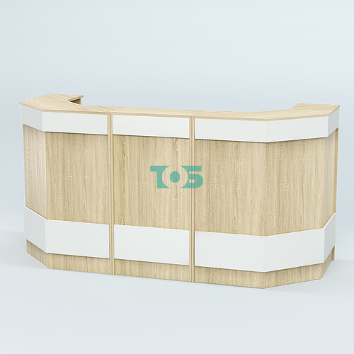 Ресепшен серии ПРАЙМ №6Б со скошенными углами