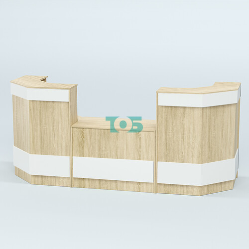 Ресепшен серии ПРАЙМ №7Б со столом выдачи