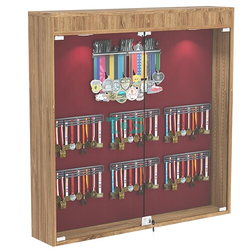 Витрина настенная БАРОН для медалей №4-4А