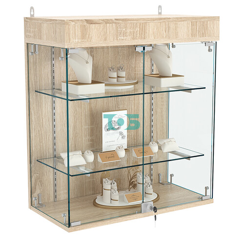 Витрина настенная НЕО №1А-1 с двумя полками