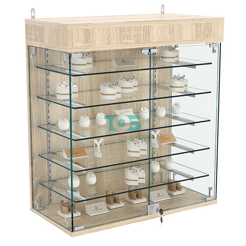 Витрина настенная НЕО №1А-2 с пятью полками