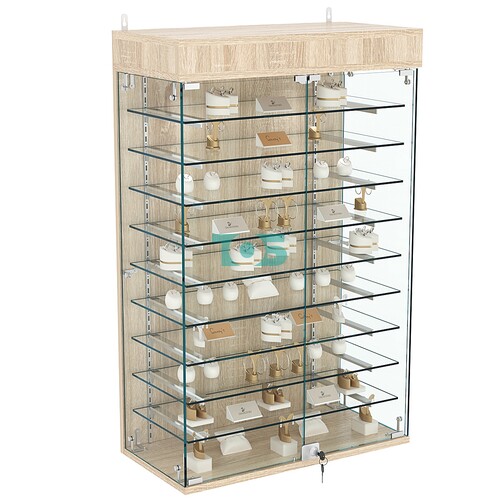 Витрина настенная НЕО №2А-2 с девятью полками