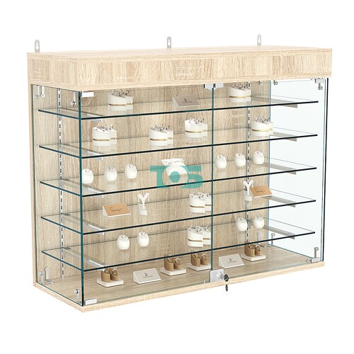 Витрина настенная НЕО №3А-2 с пятью полками