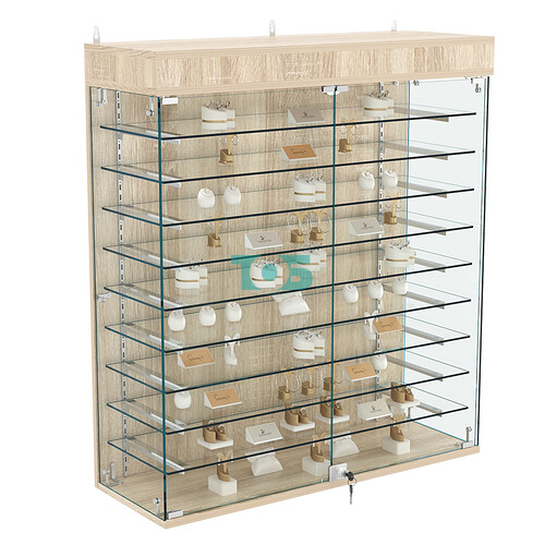 Витрина настенная НЕО №4А-2 с девятью полками