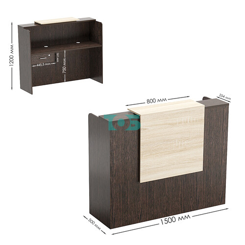 Ресепшен СОЛО №1А правосторонний