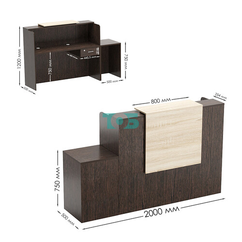 Ресепшен СОЛО №2А правосторонний