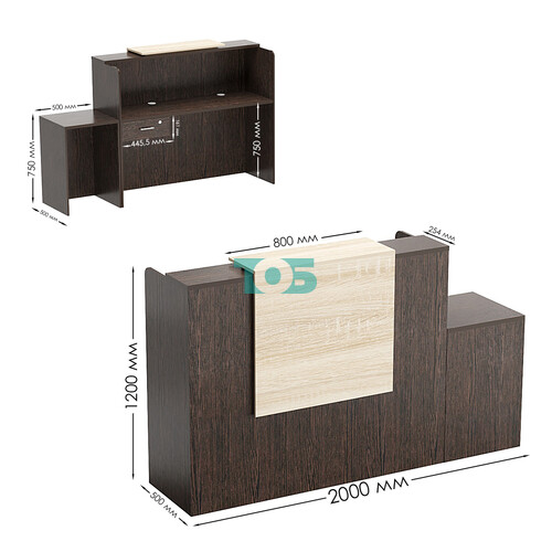 Ресепшен СОЛО №2Б левосторонний