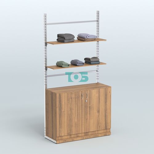 Система ЭЛЕГАНТ №8 без ДСП с тумбой T23 (1200 мм)