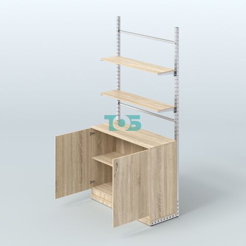 Система ЭЛЕГАНТ №8 без ДСП с тумбой T23 (1200 мм)