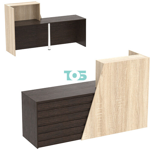 Стойка ресепшен ГРАУНД №1Б левосторонняя