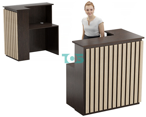 Стойка ресепшен ГРАУНД №3А (правосторонняя)