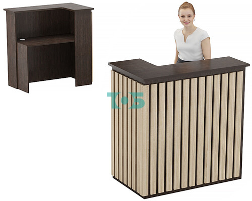 Стойка ресепшен ГРАУНД №3Б  (левосторонняя)