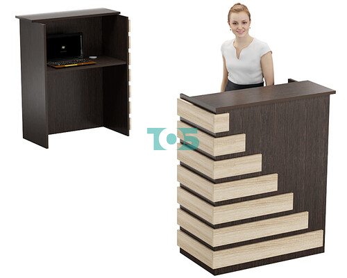 Стойка ресепшен МИНИ серии ГРАУНД №2