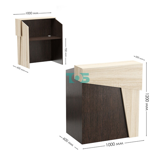 Стойка ресепшен АРТ №2