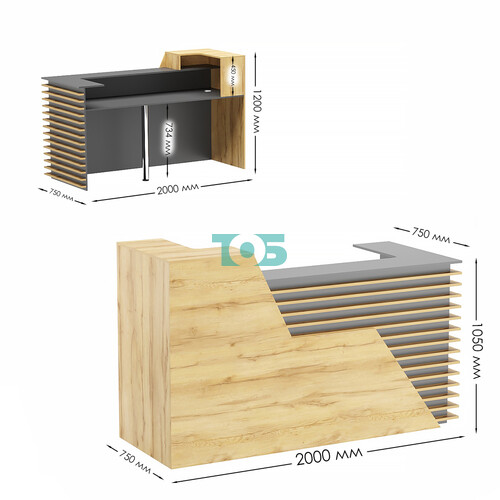 Ресепшен АЛЬПЕН правосторонний