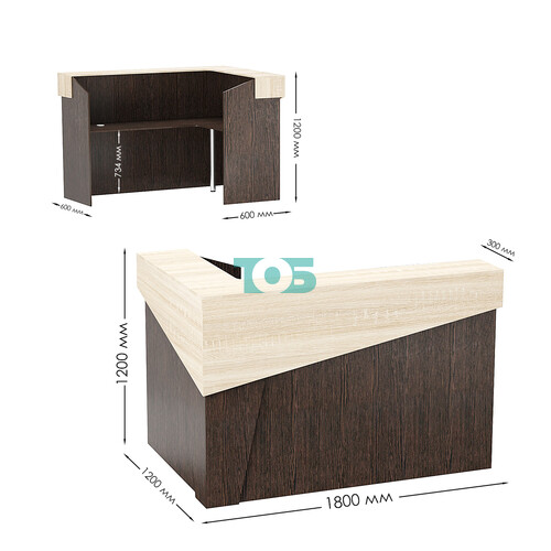 Стойка ресепшен АРТ №1A