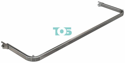 GL38 Вешало П-обр. 900мм ХРОМ (Bazic, Global)