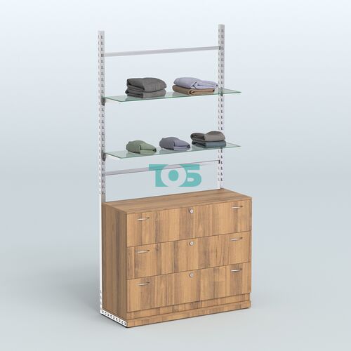 Система ЭЛЕГАНТ №9 без ДСП с тумбой T13 (1200 мм)