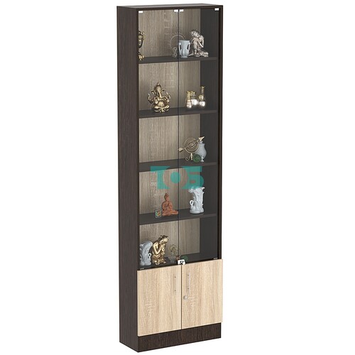 Торговая витрина Level №4-4п с  4-мя полками из ДСП 250х600мм