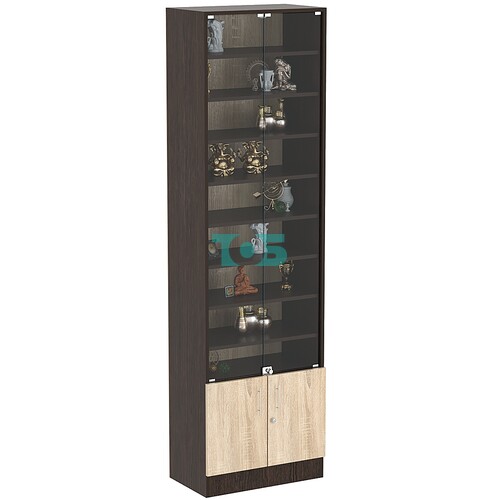 Торговая витрина Level №6-8п с 8-ю полками из ДСП 350х600мм