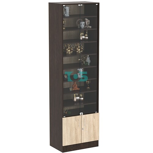 Торговая витрина Level №7-8п с 8-ю полками из ДСП 400х600мм