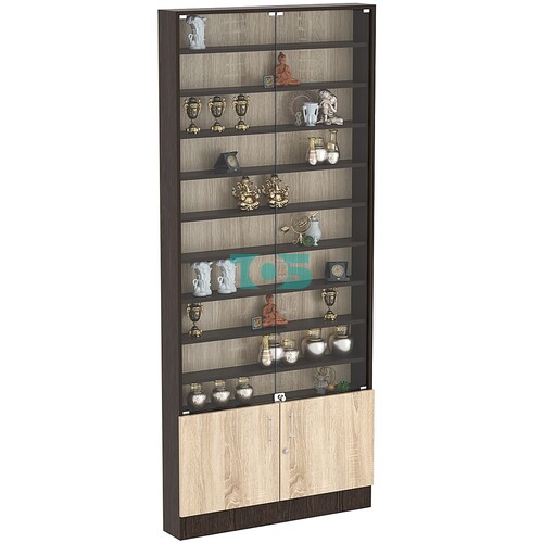 Торговая витрина Level №9-9п с 9-ю полками из ДСП 150х900мм