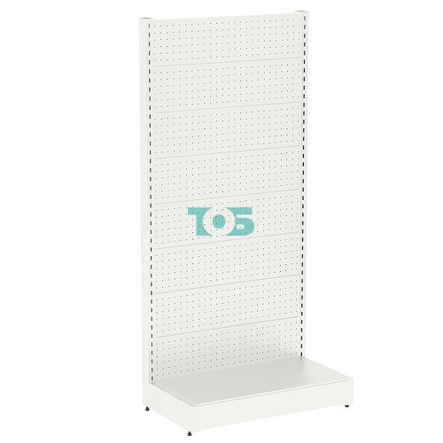 Стеллаж металлический перфорированный пристенный П-2.15-1