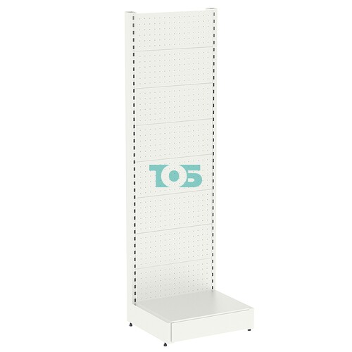 Стеллаж металлический перфорированный пристенный П-2.15-0.6