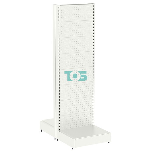 Стеллаж металлический островной перфорированный О-2.15-0.6