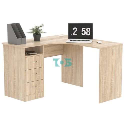 Стол угловой с ящиками СУ-01-Л (левосторонний)