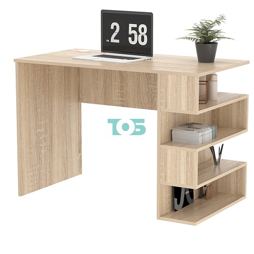 Стол письменный со стеллажом СПС-03-П (правосторонний)