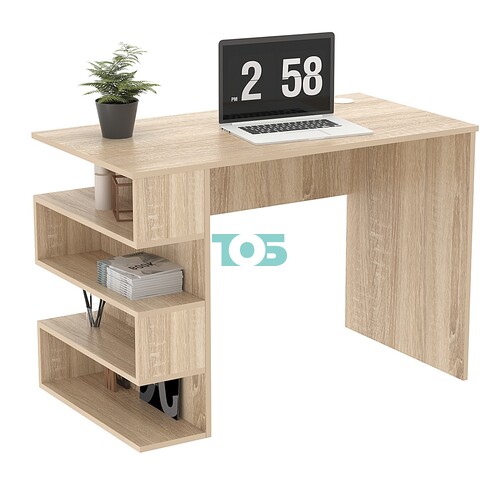 Стол письменный со стеллажом СПС-03-Л (левосторонний)